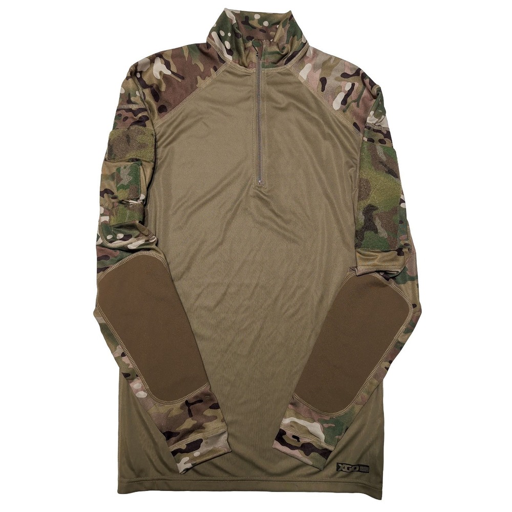 XGO Talon DBL 3 Performance Defense Base Layer Zip Combat Shirt Made USA Small S